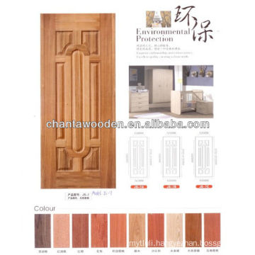 ash,teak,sapele,oak,cheery for hdf veneer wood door skin